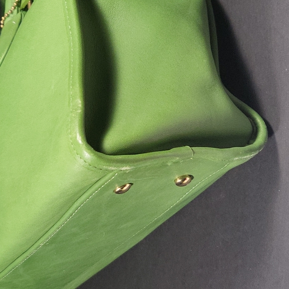 🌿🍀🍃 EXTREMELY RARE Vintage Coach shoulder Tote 7301💚 - Picture 9 of 12